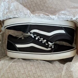 Black and White Men's Vans